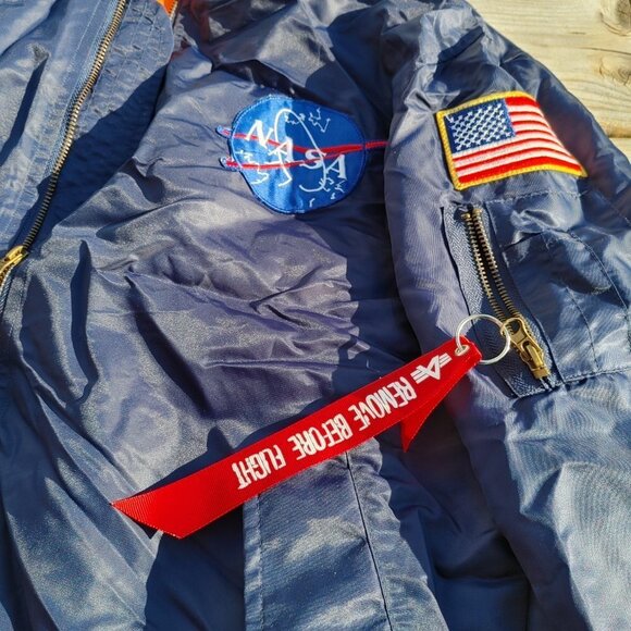 Woman’s MA-1 Bomber Jacket NASA Flight Jacket - Picture 2 of 10